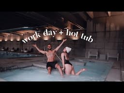 VLOGMAS DAY 11: Work Day + Hot Tub Vibes | ft. Mapiful