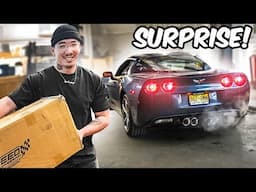 Straight Piping My Best Friends C6 Corvette ! | Braap Vlogs