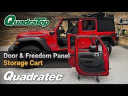 Is this the Best Way to Store Jeep Doors? The QuadraTop Door & Freedom Panel Storage Cart