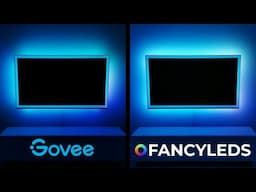 Shocking Results! Govee VS Fancyleds:  BEST Ambilight TV Backlight kit of 2025