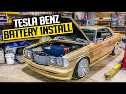 Tesla Motor + Fellten Batteries + Mercedes 300CD! - Model S Swapped Benz Ep. 3