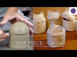 “ONE PIECE - Cat Jar” Throwing on the Potter’s Wheel.@AlchemyCeramic