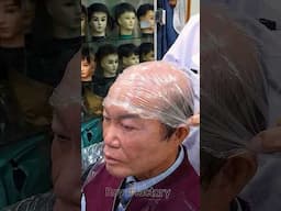 Amazing! the process of making handmade wigs - wig master #shorts