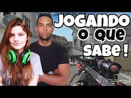 EU E ELISA JOGANDO O QUE SABE KKK | CROSSFIRE AL