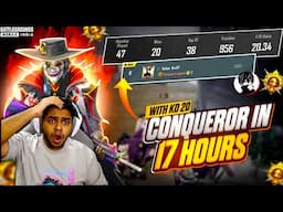 WORLD RECORD 17 HOURS CONQUEROR 20 KD CLOSE RANGE BIXI OP BEST Moments in PUBG Mobile