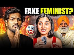 THIS FEMINIST🤡 IS BIGGEST MAN - HATER ON INTERNET - AWKWARD GOAT ROAST | CRAZY DEEP