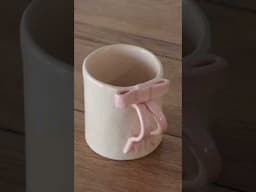 How to make the CUTEST bow mug ❣️