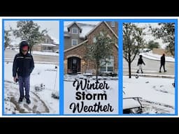 Snow Day In Houston Texas | Jan 2025 #snowday #houstontx