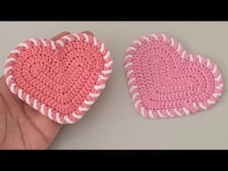 💖Make Adorable Heart Coasters for a Perfect Valentine’s Day Gift Idea