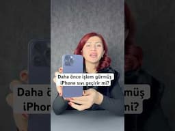 Daha önce işlem görmüş iPhone sıvı geçirir mi ? #kübrahz #iphonetamiri #14promax #tamir #ekran