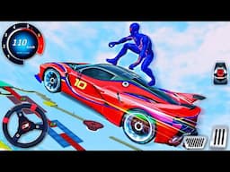 Car Stunts Mega Ramp SuperHero Racing - Impossible GT Car Driving Tracks 3D - Android GamePlay