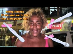 Asking Melinda if she want me to buy pregnancy test for her | Melinda teaching me Spanish Te amo