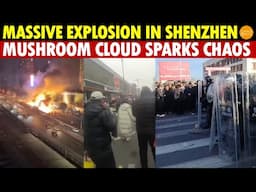 A Massive Truck Explosion in Shenzhen with a Mushroom Cloud, Sparking More Explosions Around China