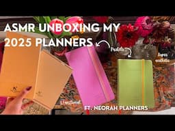 Choosing my 2025 planners! 📚📓🖊️🫶 unboxing asmr with Neorah planners!