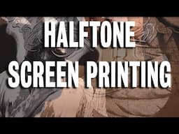 Halftone Screen Printing T-shirts // How-To