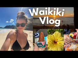 Hawaii Travel Vlog 🌺 Waikiki Beach (Oahu)