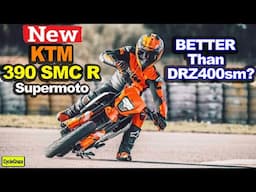 NEW 2025 KTM 390 SMC R Supermoto Review - BETTER Than Suzuki DRZ400sm?