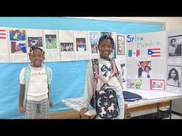 Their first school project!!! 🥺