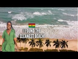 COME WITH ME TO THE CLEANEST BEACH IN GHANA | LIVING IN GHANA