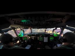 Inside the Cockpit of California National Guard's C-130J Fighting the Palisades Fire