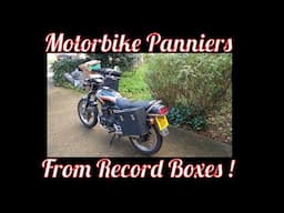 Motorbike Panniers From Record Boxes