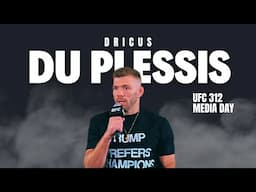 Champ Dricus Du Plessis Talks UFC 312 Rematch With Sean Strickland, Social Media & Silva As MW GOAT