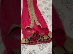 Best way to fold and hang anarkali suits | How to fold an Indian ethnic dress