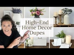 DIY High End Home Decor Dupes * Budget Friendly Home Decor Dupes