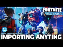 IMPORT ANYTHING into Fortnite! Add CUSTOM 3D Model & Texture 🕹️2024 UEFN tutorial🕹️