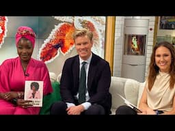 TV4 Nyhetsmorgon: Lovette Jallow discusses her latest book 'Främling i Vita Rum