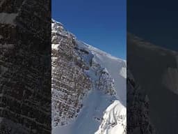 Finding sneaky entrances #skiing #extremesports #extremeskiing #backcountryskiing #jacksonhole