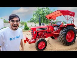 Super Car Se Apne New Tractor Ki Delivery Leli🔥 | First Time in India !