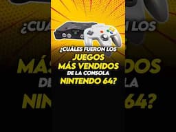 🛑¿Cuáles fueron los JUEGOS MÁS VENDIDOS de la NINTENDO 64?🛑 #videojuegos #nintendo #gaming