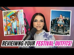 Reacting to My Subscribers’ Best Rave & Festival Outfits of 2024! 🎡✨