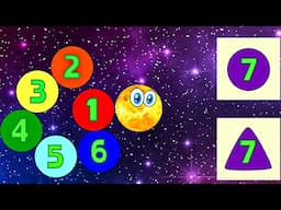 Planets Educational Games★Fun Early Learning Numbers, Shapes, Colors★Count 1 to 10★Toddler Learning