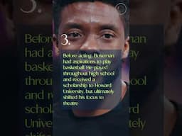 Chadwick Boseman - 6 Facts You Should Know #ChadwickBoseman #OfTheAfricanDNA #Shorts #Marvel