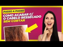 ✨ COMO ACABAR COMO CABELO RESSECADO SEM CORTAR!