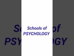 Schools of Psychology #ugcnetexam #ugcnetpsychology #ugcnet