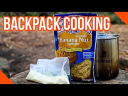 Solo Backpack Cooking Option (Banana Nut Muffins)