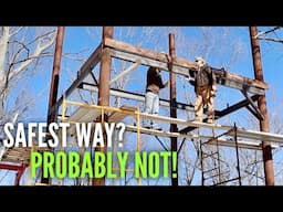 There's 2 Kinds of Carpenters: OLD or BOLD - EP #3 Building a Fire Tower Airbnb!