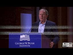 George Bush Jr. Freudian Slip  -  Mistakes Iraq for Ukraine