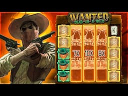 BIGGEST WIN On WANTED DEAD OR A WILD SLOT!!