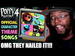 Poppy Playtime Chapter 4 - OFFICIAL CHARACTER JINGLES - Black Gryph0n & Baasik / DB Reaction