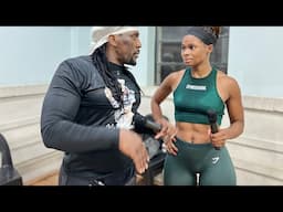 GetFitWithZee24 visits The King Of Squat @nyawolomshini21