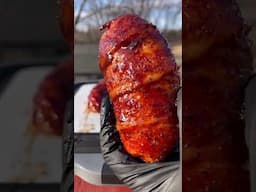 Bacon Wrapped Chicken 🔥🥓 #Chicken #Bacon #BBQ #TraegerGrills #foodie