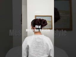 Viral Messy Bun Hair Tutorial #messybuntutorial