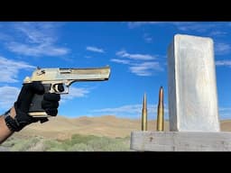 Can Silver brick stop bullets? 50BMG?