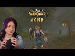 ASMR ~ Human Warrior Leveling ⚔️ Rainy Elwynn Forest 🌳 Classic WoW