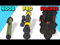 NOOB vs PRO vs HACKER in Rockets Stack!