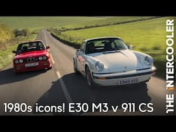 The best late 1980s sports car is...! E30 BMW M3 v Porsche 911 Club Sport